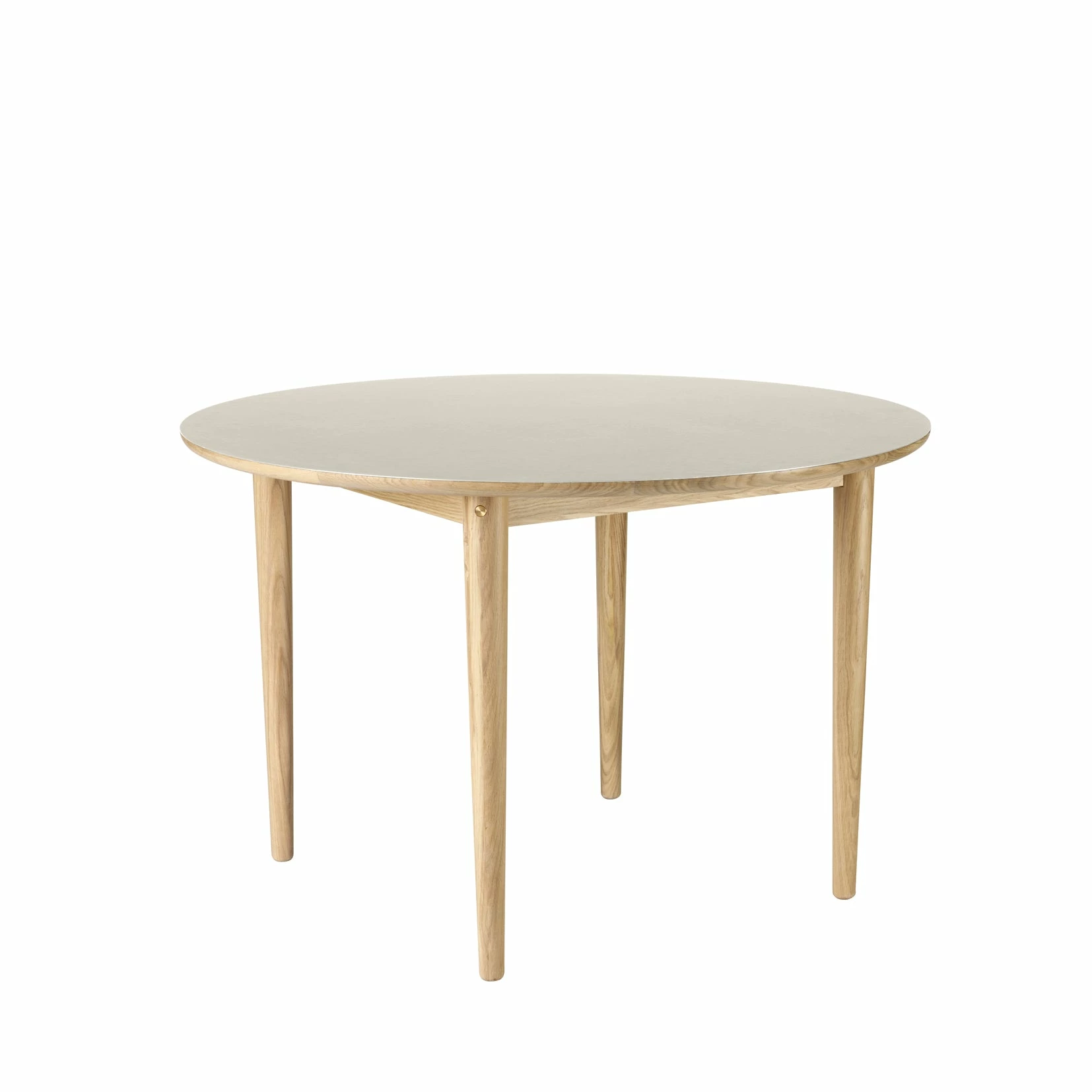 FDB Møbler C62 Round Dining Table Ø115 With Linoleum By Unit 10 Design 4 FDB Møbler C62 Round Dining Table Ø115 With Linoleum By Unit 10 Design - Image 2