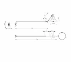 N°213 BL Wall Lamp By La Lampe Gras -Living Sales Store 213 xl conical 5