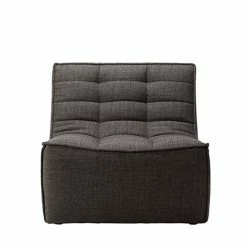 Ethnicraft N701 Sofa 1 Seater - Dark Grey