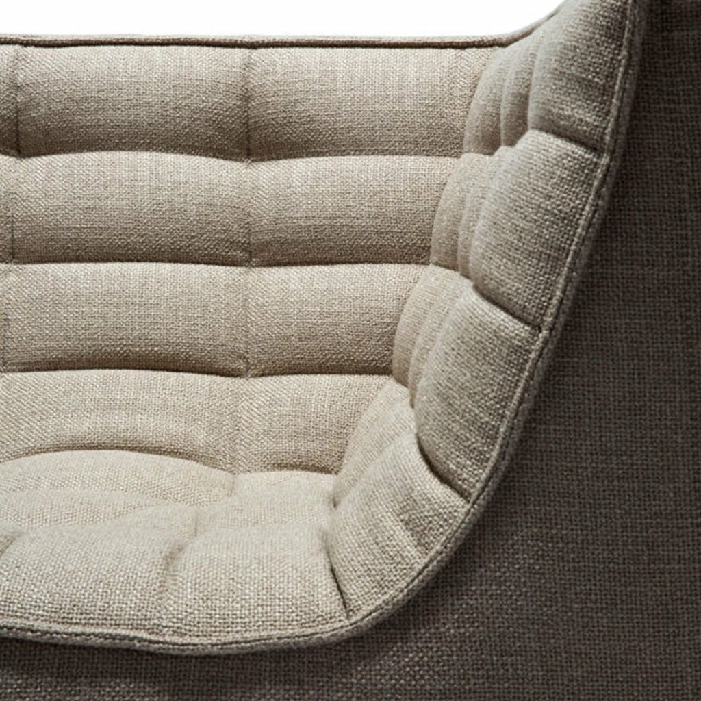 Ethnicraft N701 Sofa Corner - Dark Beige 4 Ethnicraft N701 Sofa Corner - Dark Beige - Image 2