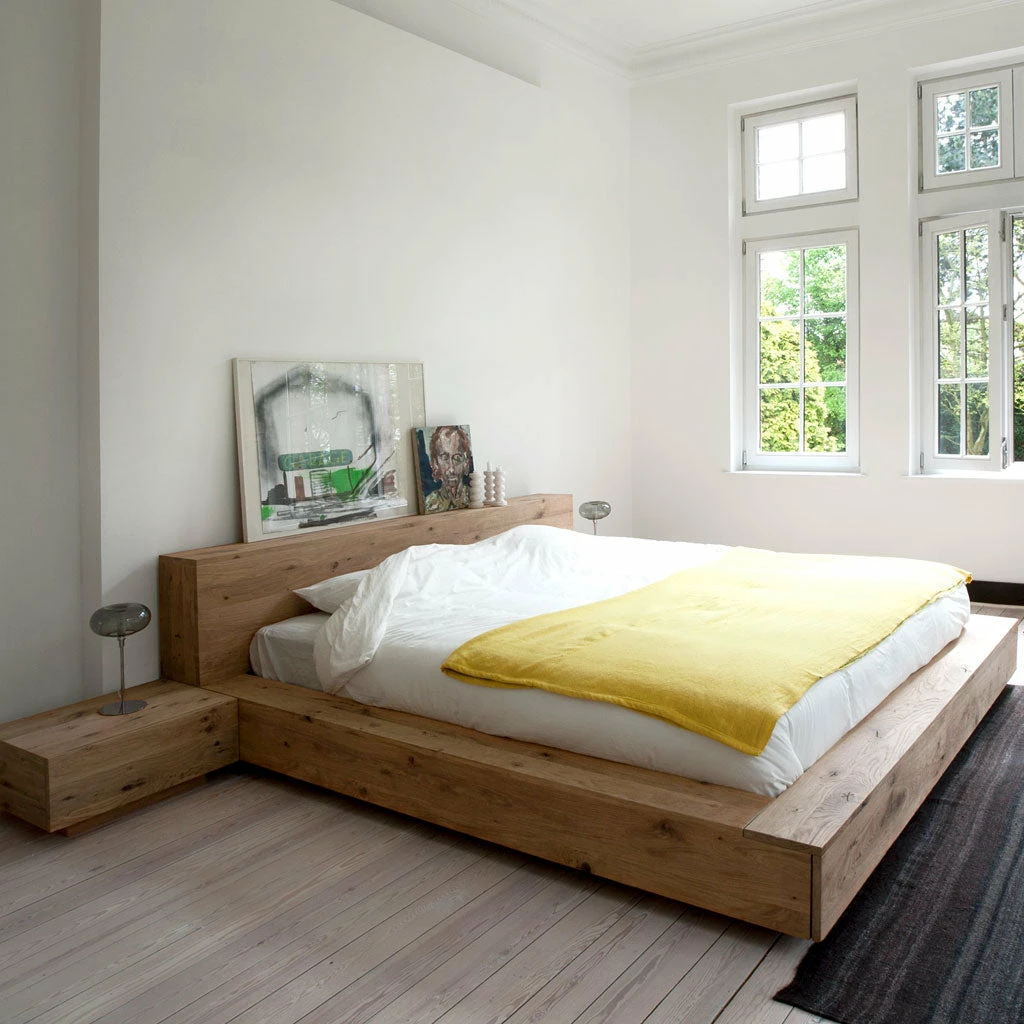 Ethnicraft Oak Madra Bed 6 Ethnicraft Oak Madra Bed - Image 4