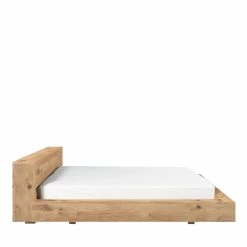 Ethnicraft Oak Madra Bed 8 Ethnicraft Oak Madra Bed -Living Sales Store Ethnicraft Oak Madra Bed Open Room Side View Image
