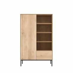 Ethnicraft Oak Whitebird Storage Cupboard 1 Door 1 Drawer