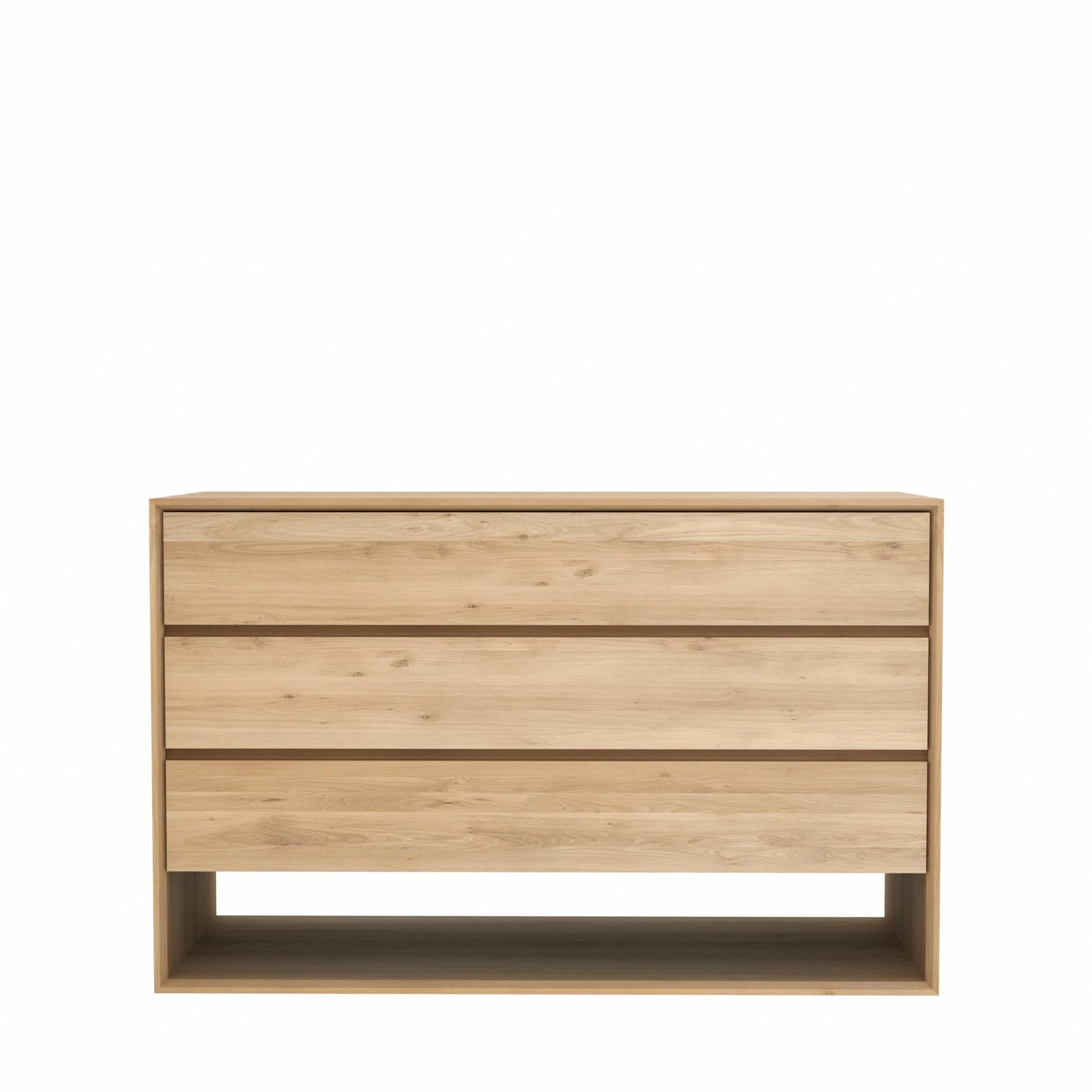 Ethnicraft Nordic Oak Chest Of 3 Drawers 3 Ethnicraft Nordic Oak Chest Of 3 Drawers