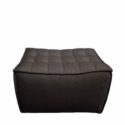 Ethnicraft N701 Ottoman - Dark Grey
