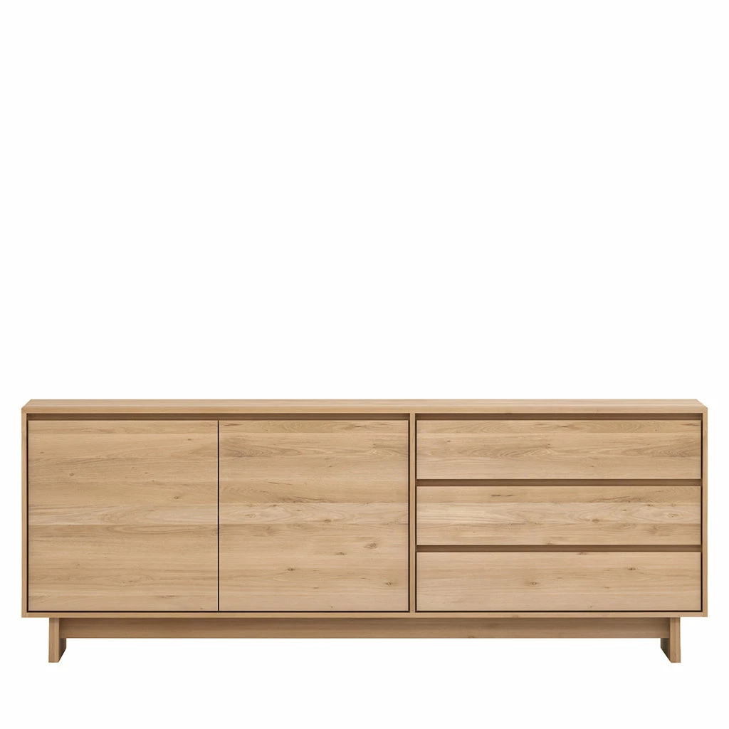 Ethnicraft Wave Oak Sideboard 3 Ethnicraft Wave Oak Sideboard