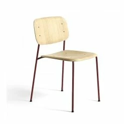 HAY Soft Edge 10 Chair, Steel Base -Living Sales Store HAY SoftEdge10 Chair MattLac FallRed OpenRoom