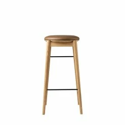 FDB Møbler J168 Øst Bar Stool By Stine Weigelt 7 FDB Møbler J168 Øst Bar Stool By Stine Weigelt -Living Sales Store J168 Front Oak