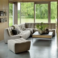 Ethnicraft N701 Sofa Corner - Dark Beige 7 Ethnicraft N701 Sofa Corner - Dark Beige -Living Sales Store N701 3seaterArtboard 1 copy 2 aa7d57bf 7b5a 44f0 a2d4 8dc863278b36