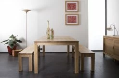 Ethnicraft Straight Oak Dining Table 7 Ethnicraft Straight Oak Dining Table -Living Sales Store Oak Straight Dining Table OpenRoom