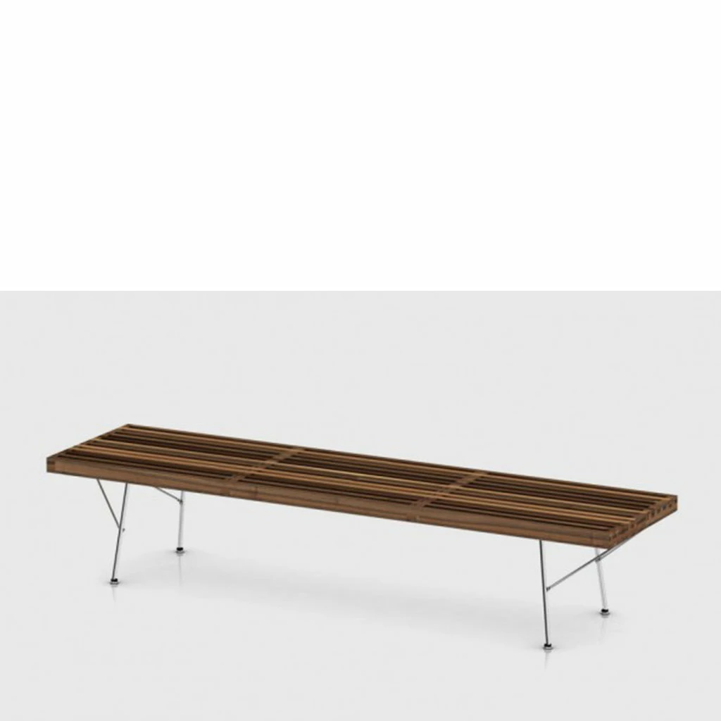Herman Miller Nelson™ Platform Bench With Chrome Legs - Large 4 Herman Miller Nelson™ Platform Bench With Chrome Legs - Large - Image 2