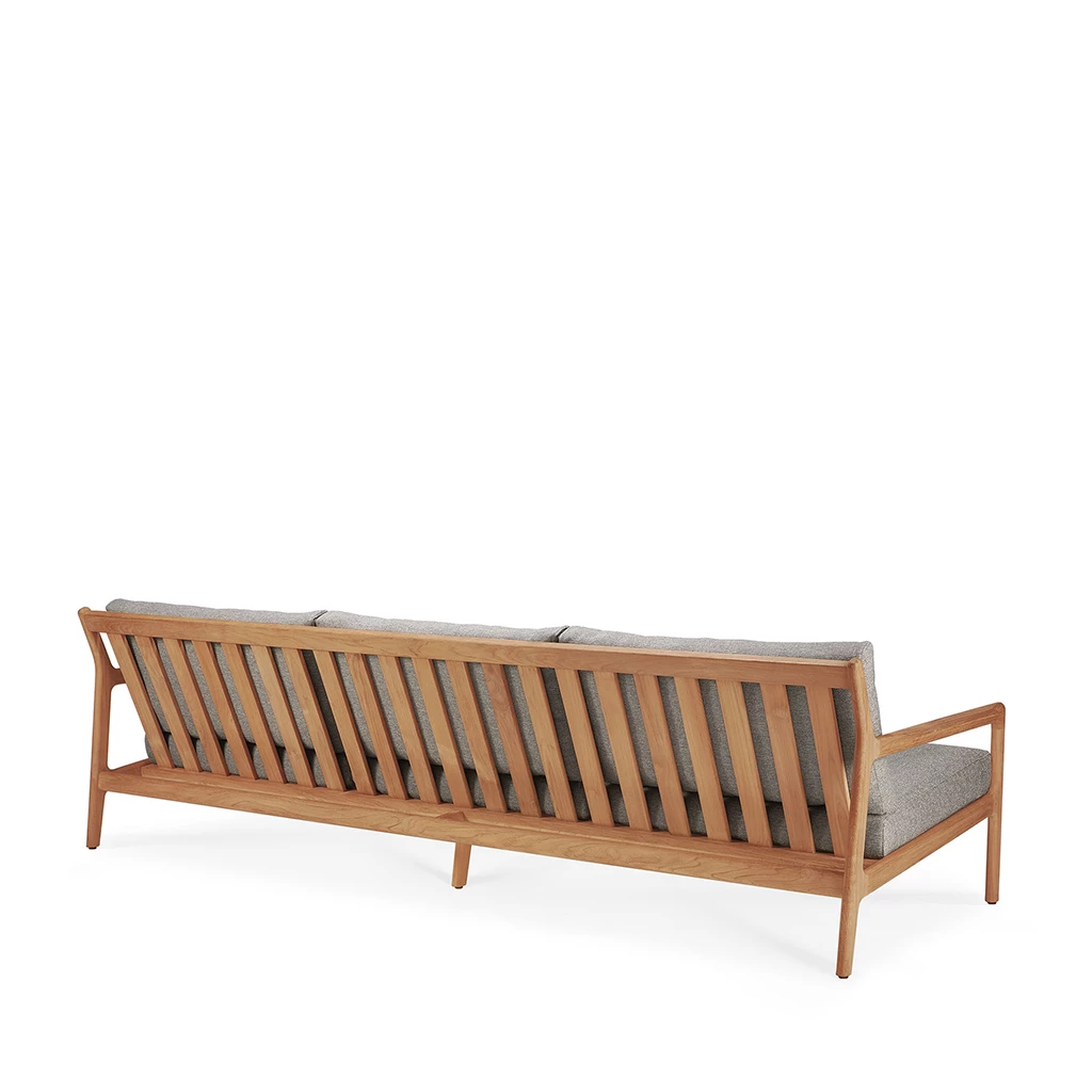 Ethnicraft Teak Jack Outdoor Sofa - 3 Seater - Mocha 5 Ethnicraft Teak Jack Outdoor Sofa - 3 Seater - Mocha - Image 3