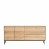 Ethnicraft Oak Whitebird Sideboard - 2 Doors - 3 Drawers 2 Ethnicraft Oak Whitebird Sideboard - 2 Doors - 3 Drawers -Living Sales Store ethnicraft whitebird sideboard oak openroom