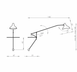 Mantis BS2 BL Wall Lamp -Living Sales Store img5 3920