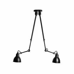 N°302 Double BL Ceiling Lamp By La Lampe Gras