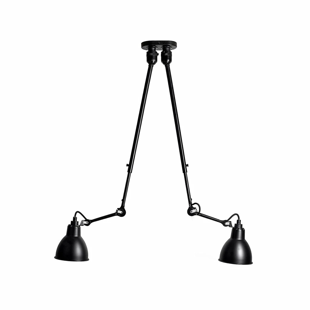 N°302 Double BL Ceiling Lamp By La Lampe Gras 3 N°302 Double BL Ceiling Lamp By La Lampe Gras