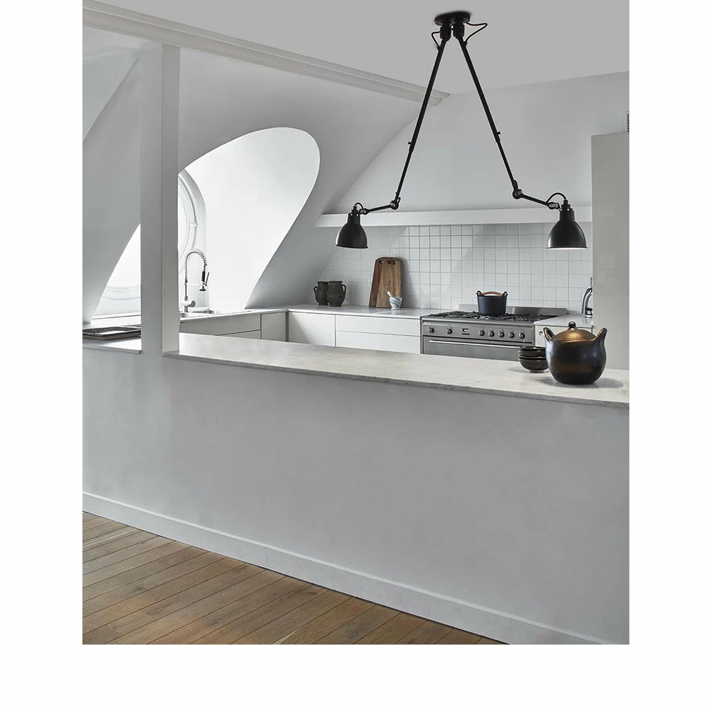 N°302 Double BL Ceiling Lamp By La Lampe Gras 4 N°302 Double BL Ceiling Lamp By La Lampe Gras - Image 2