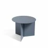 HAY Slit Table Round Side Table -Living Sales Store pvNgDsRBiIkJKkSiSAAX Slit Side Table Petrol Grey