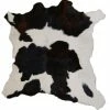 Open Room Small Natural Calf Cowhide Rug